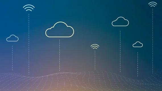 Visual representation of cloud operations optimisation service, showing maximize cloud performance while minimizing costs.