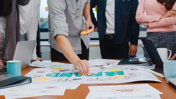 Visual representation of modern data platforms service, showing architect and optimize a future-proof data platform that scales with your business needs and enables advanced analytics.